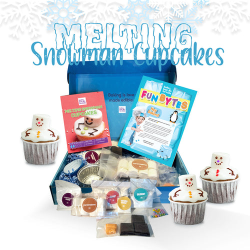 Melting Snowman Cupcake
