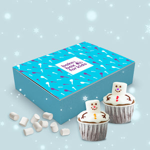 Melting Snowman Cupcake